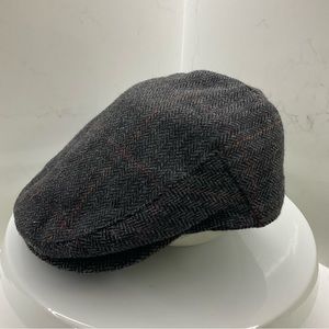 Country Gentleman wool blend newsboy cap cabby hat size Medium